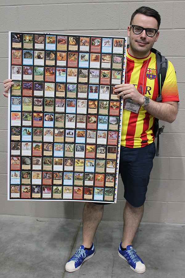 Vintage Saturday 12pm Winner Jordi Amat Puig (with Urza's Saga uncut sheet!)
